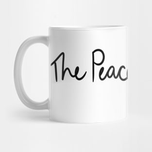 The Peaceful Army // Black Handwriting Mug